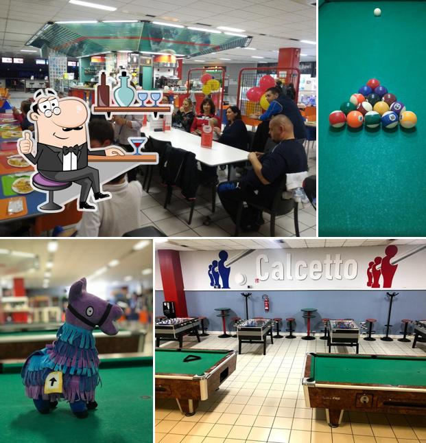 Gli interni di Bowling Erba