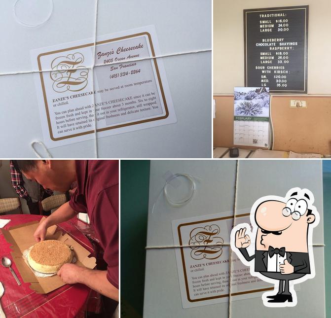 Zanze's Cheesecake in San Francisco Restaurant menu and reviews