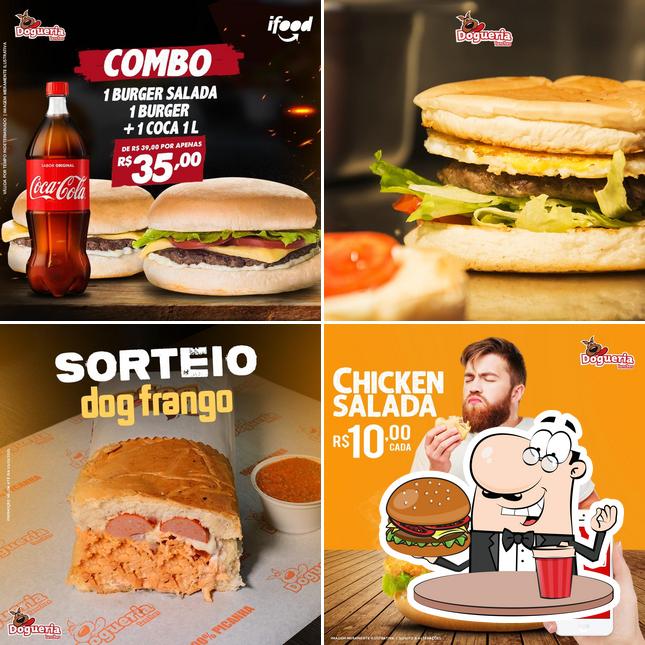 Consiga um hambúrguer no Dogueria Lanches