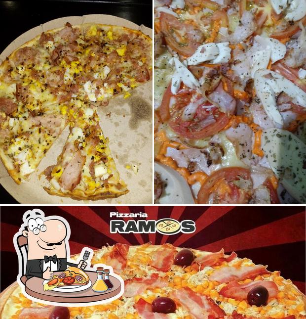 Escolha pizza no Pizzaria Ramos