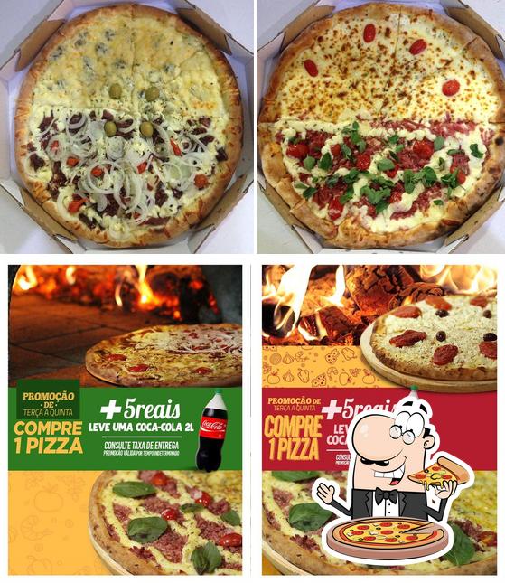 Consiga diversos variedades de pizza