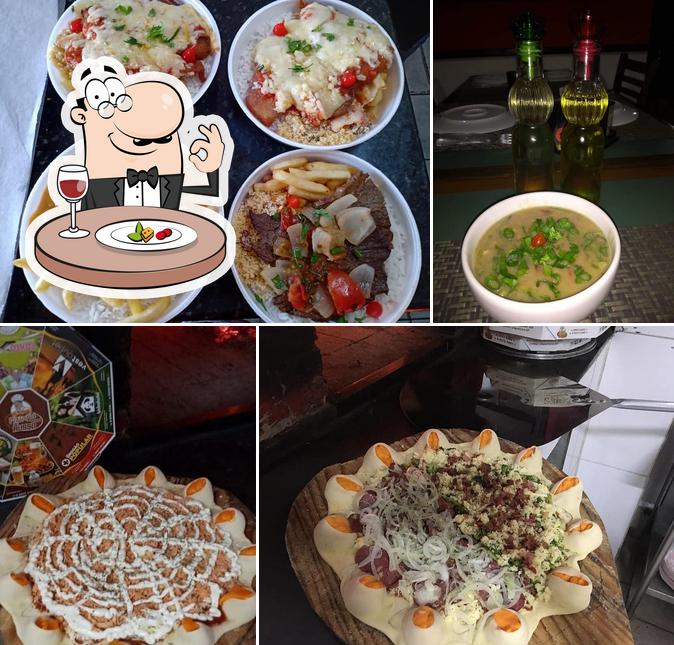 Comida em Pizzaria e restaurante do russo