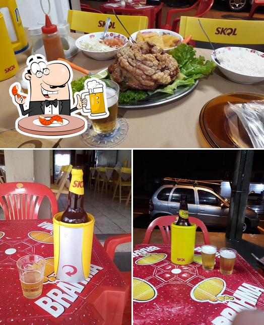 Você pode tomar um copo de cerveja leve ou escura