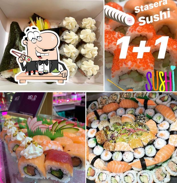 Prenditi le diverse opzioni di sushi