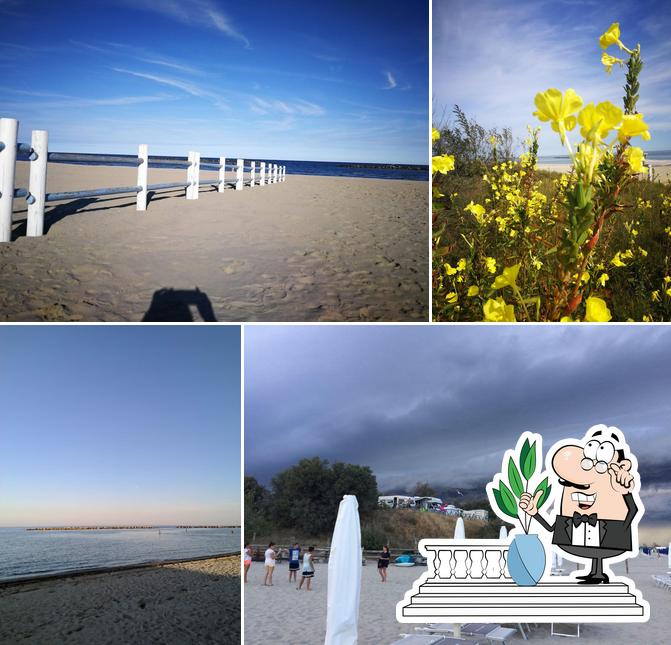 Gli esterni di Spiaggia Vascello D'oro Bar Cambusa