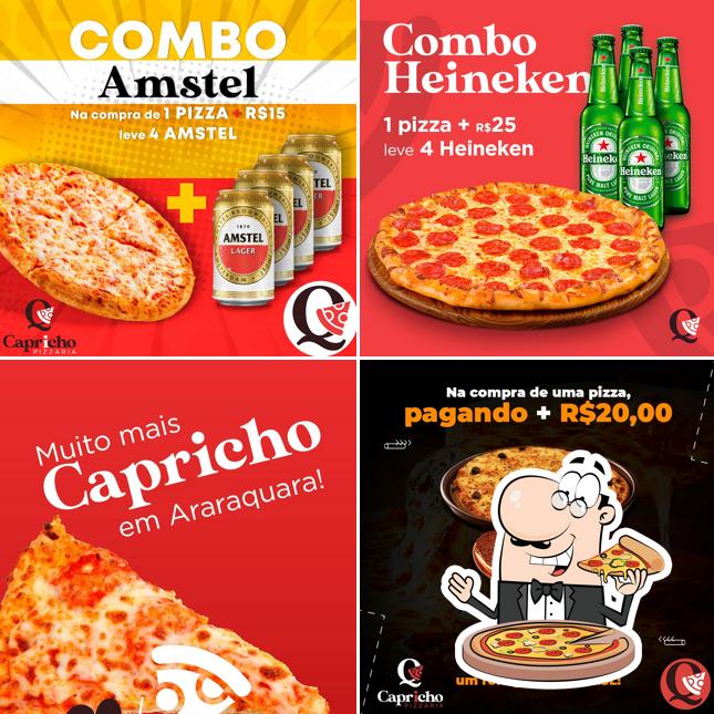 Peça pizza no Que Capricho Pizzaria