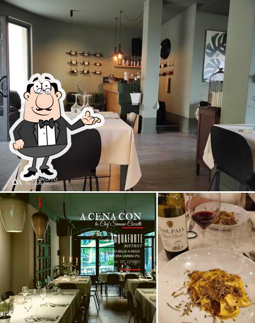 Ristorante Acquaforte Il Borgo Antico si caratterizza per la interni e vino