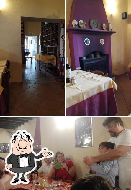 Gli interni di Antica Trattoria Dei Tigli