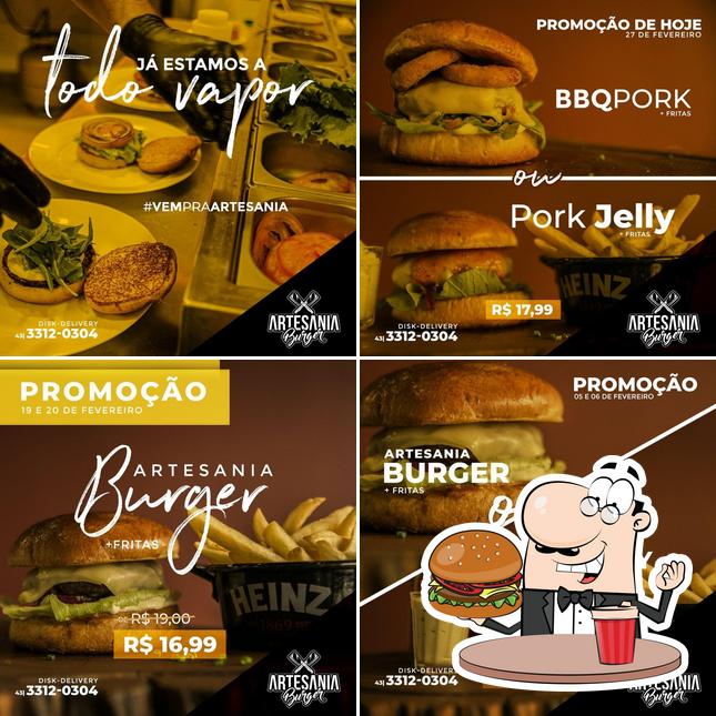 Os hambúrgueres do Artesania Burger irão saciar uma variedade de gostos