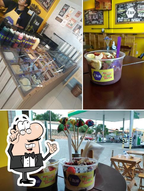 O interior do Dr AÇAÍ GOURMET 01 - Lagoa Seca/PB