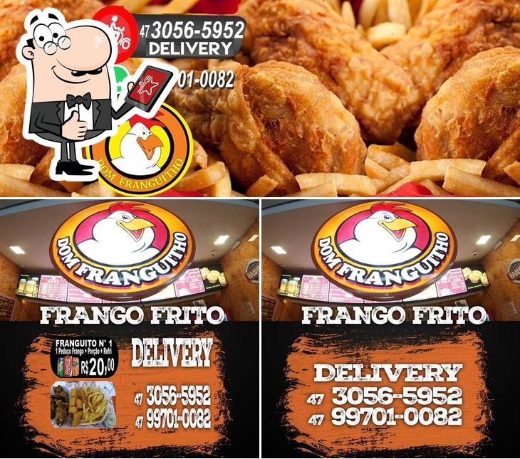 See this picture of Dom Franguitho BC - Delivery Frango Frito, Frango Passarinho, Porções, Frango no Pote, Batata Frita, Polenta frita