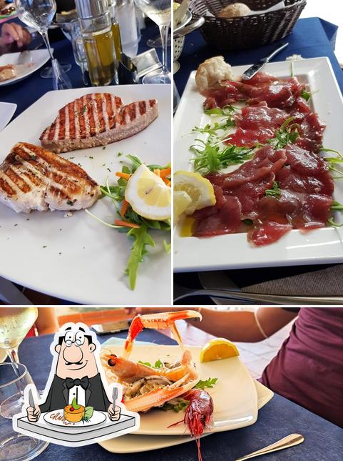 Cibo al Ristorante Domus De Mare