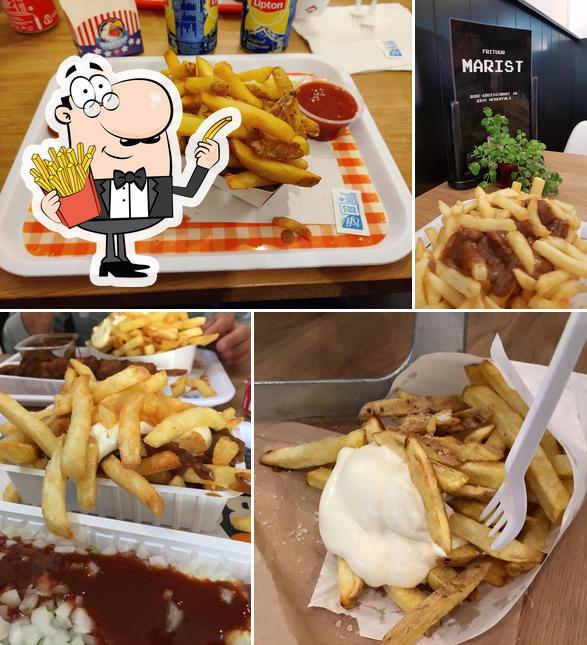 Dégustez des frites à Frituur Marist