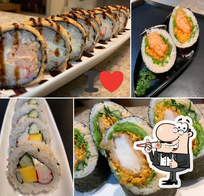 Prove diversas opções de sushi