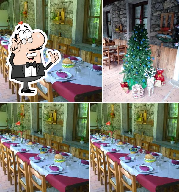 Gli interni di Al Cenacolo