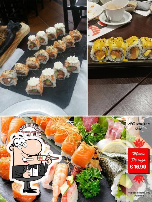 Ordina le varie opzioni di sushi