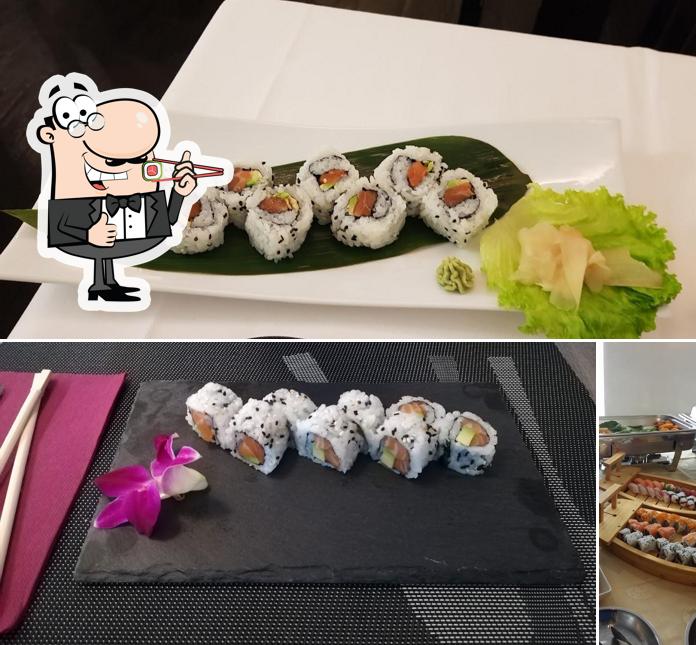 Scegli le diverse opzioni di sushi