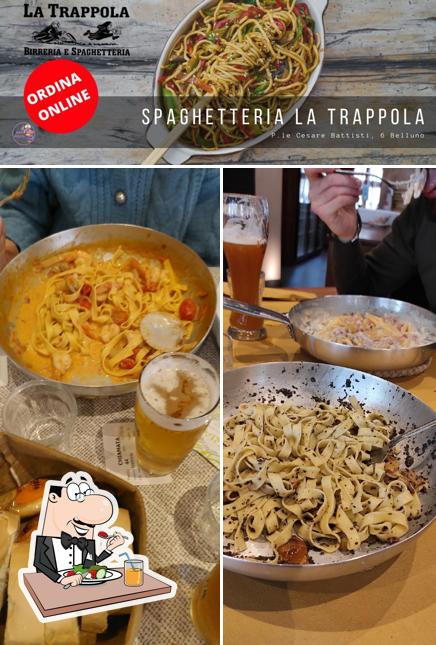 Cibo al Spaghetteria La Trappola