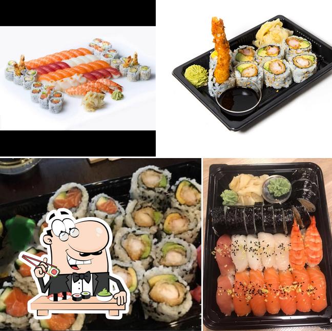 Pick various sushi options