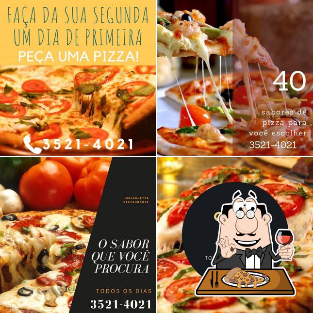 Experimente pizza no Malaguetta Delivery