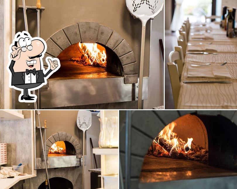 Gli interni di Mokè Pizzeria