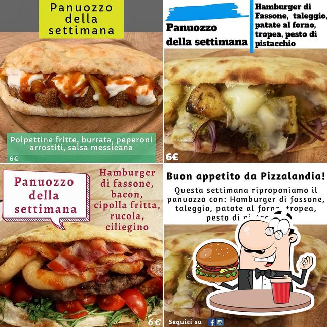 Ordina un hamburger a Pizzalandia