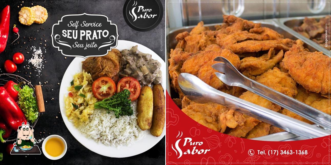 Comida em Restaurante Puro Sabor