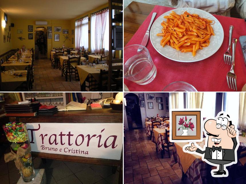 Gli interni di Trattoria Bruno e Cristina