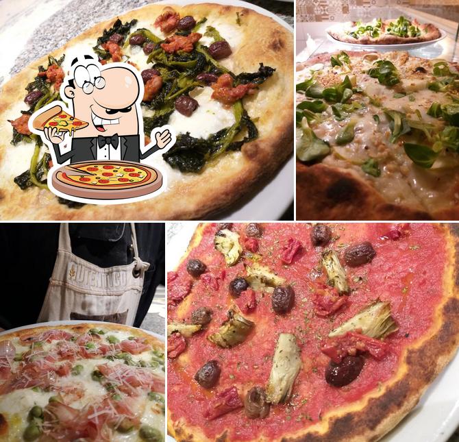 Choisissez des pizzas à Autentico Pizzeria Ristorantino