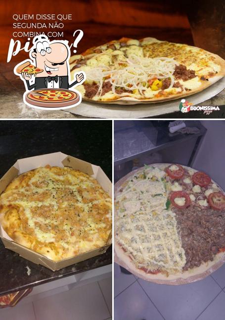 Peça pizza no Buonissima Pizzaria