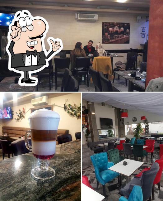 Gli interni di Coffee bar Press