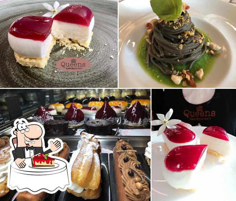 Queens Caffè Bistrot propone un'ampia selezione di dolci