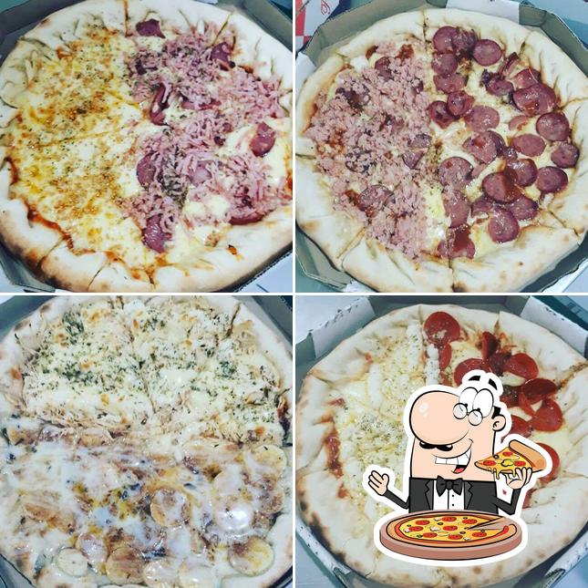 No Champizza, você pode provar pizza