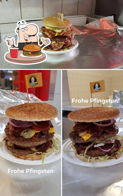 Commandez un hamburger à Der Burgermeister