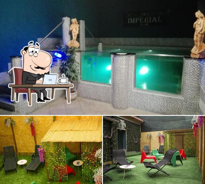 Gli interni di Infinity Club by Imperial