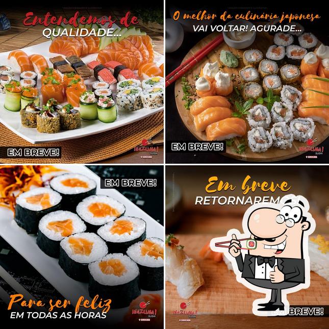 Escolha diversas opções de sushi