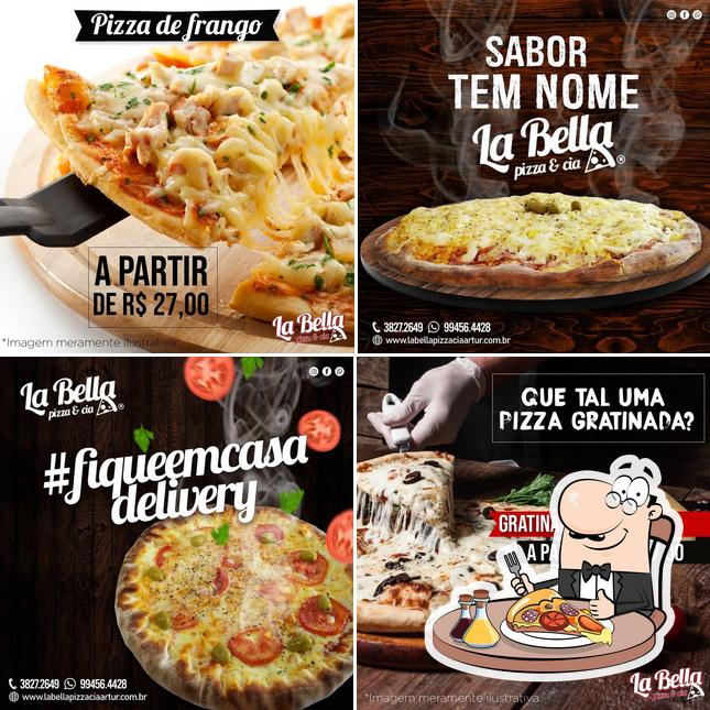 Experimente pizza no La Bella Pizza- Artur Nogueira