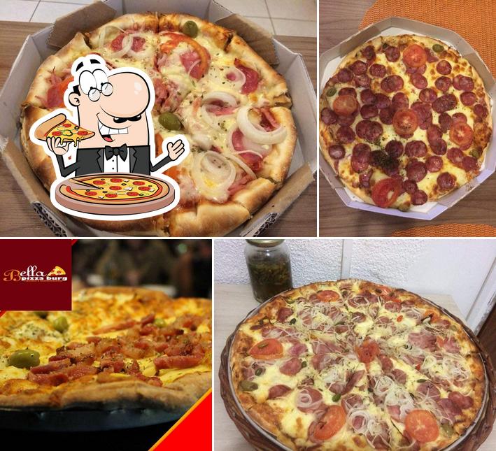 Consiga pizza no Bella Pizza