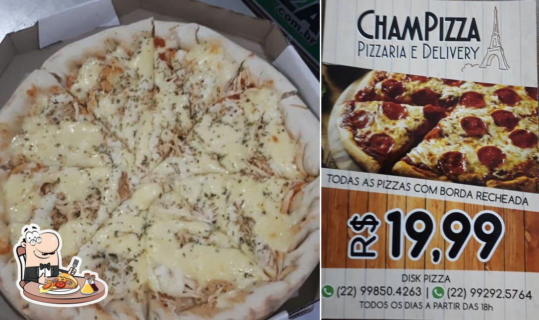 Consiga pizza no Champizza