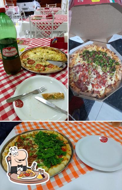 Escolha pizza no Pizzaria Expressa