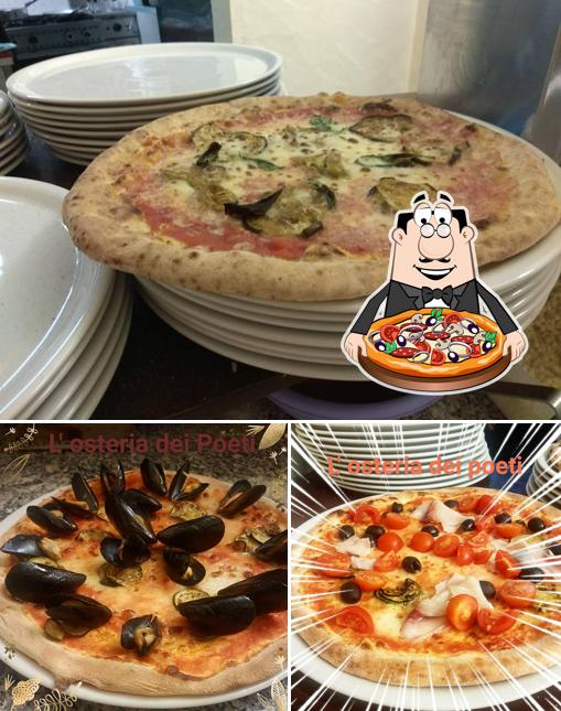 Prenditi una pizza a L'Osteria Dei Poeti