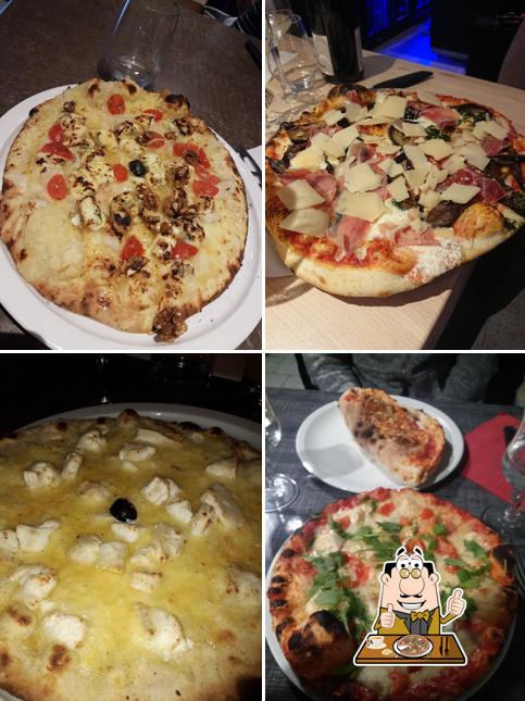 Prenez différents types de pizzas