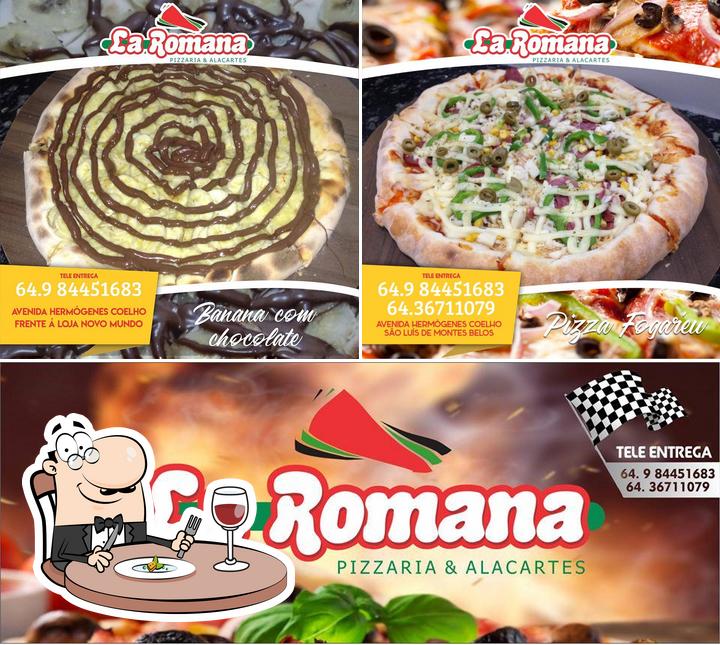 Comida em La Romana Pizzaria SLMB São Luís de Montes Belos GO