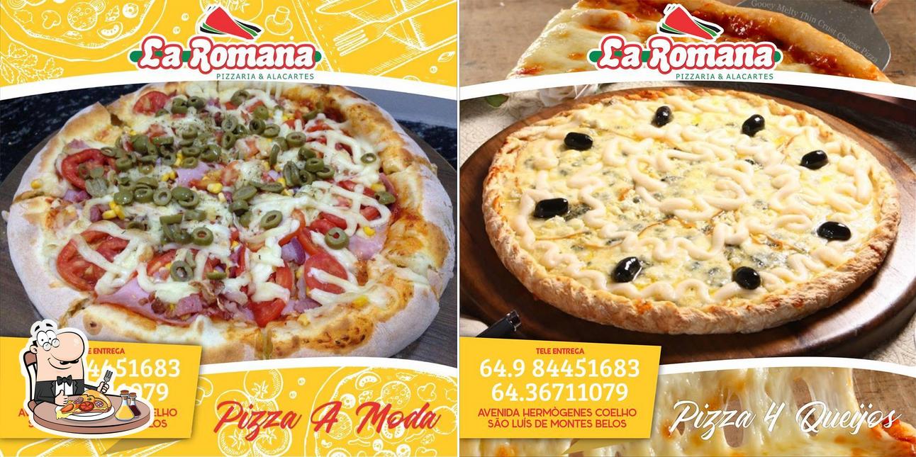 Consiga pizza no La Romana Pizzaria SLMB São Luís de Montes Belos GO