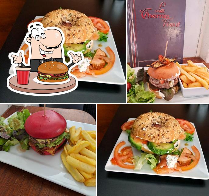 Essayez un hamburger à Hôtel Le Chemin Neuf