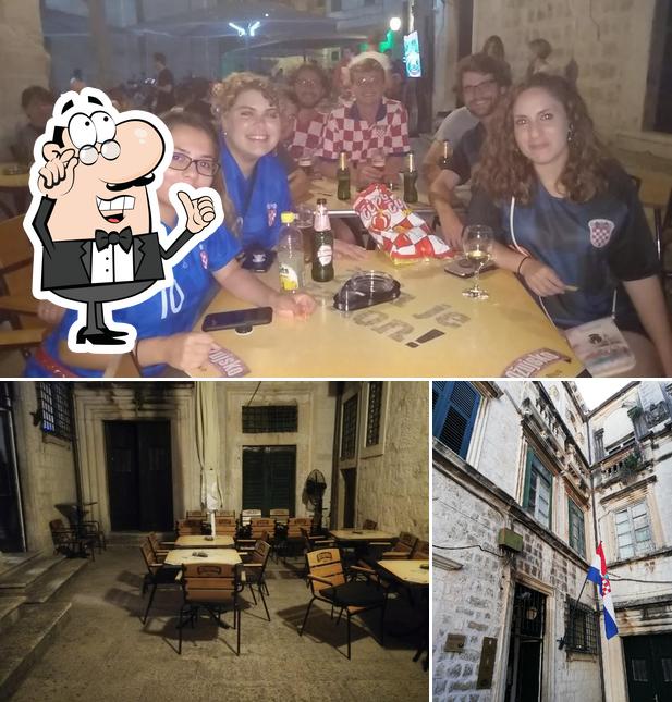 Gli interni di Klub Hrvatskih ratnih vojnih invalida Dubrovnik