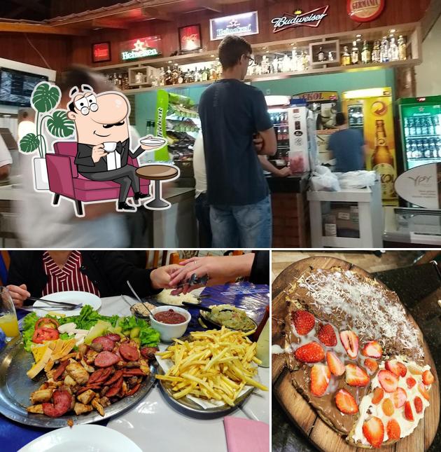 O interior do Varandão Lanches e Pizzaria - Itajaí