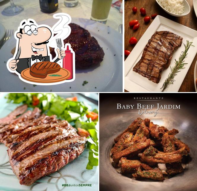 Peça refeições de carne no Restaurante Baby Beef Jardim