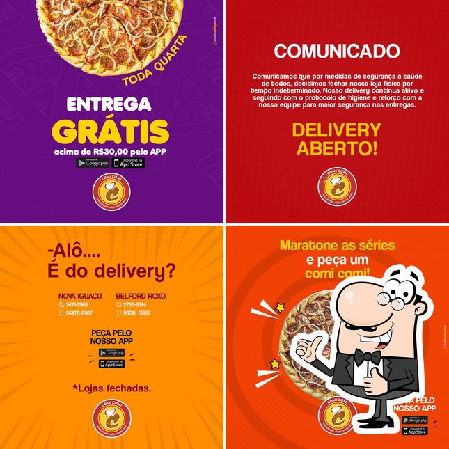 Look at the image of Comi-Comi Hamburgueria e Pizza