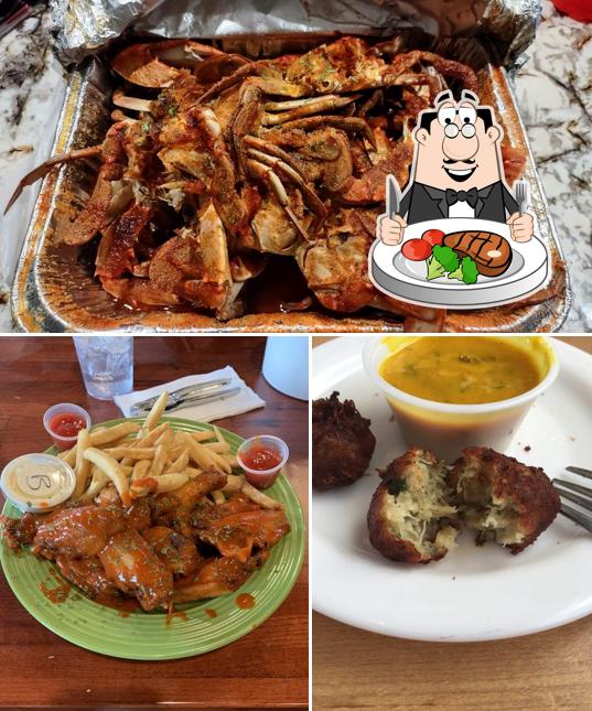 Pick meat dishes at Crab Stop II